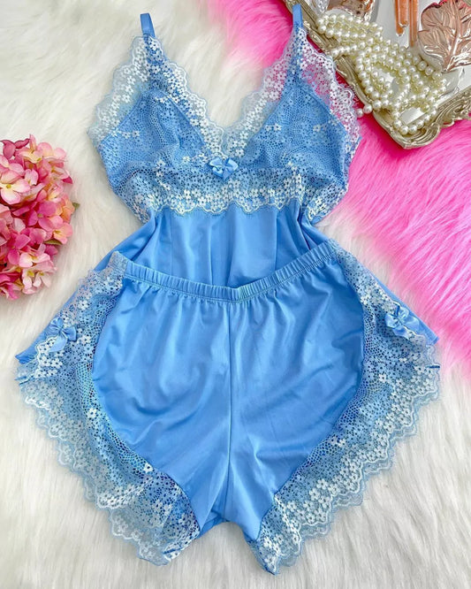 Luxury Babydoll - Blue