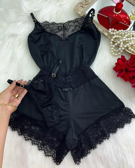 Enchanting Babydoll - Black