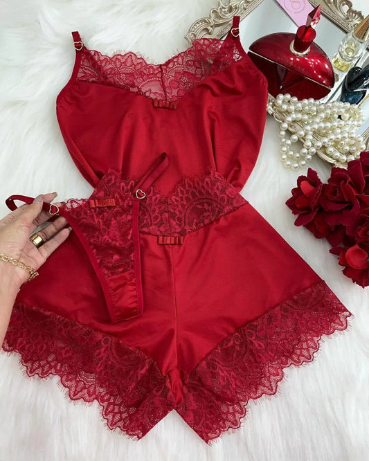 Enchanting Babydoll - Red