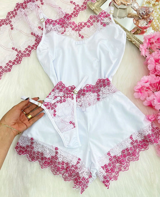 Enchanting Babydoll - Pink Chantilly