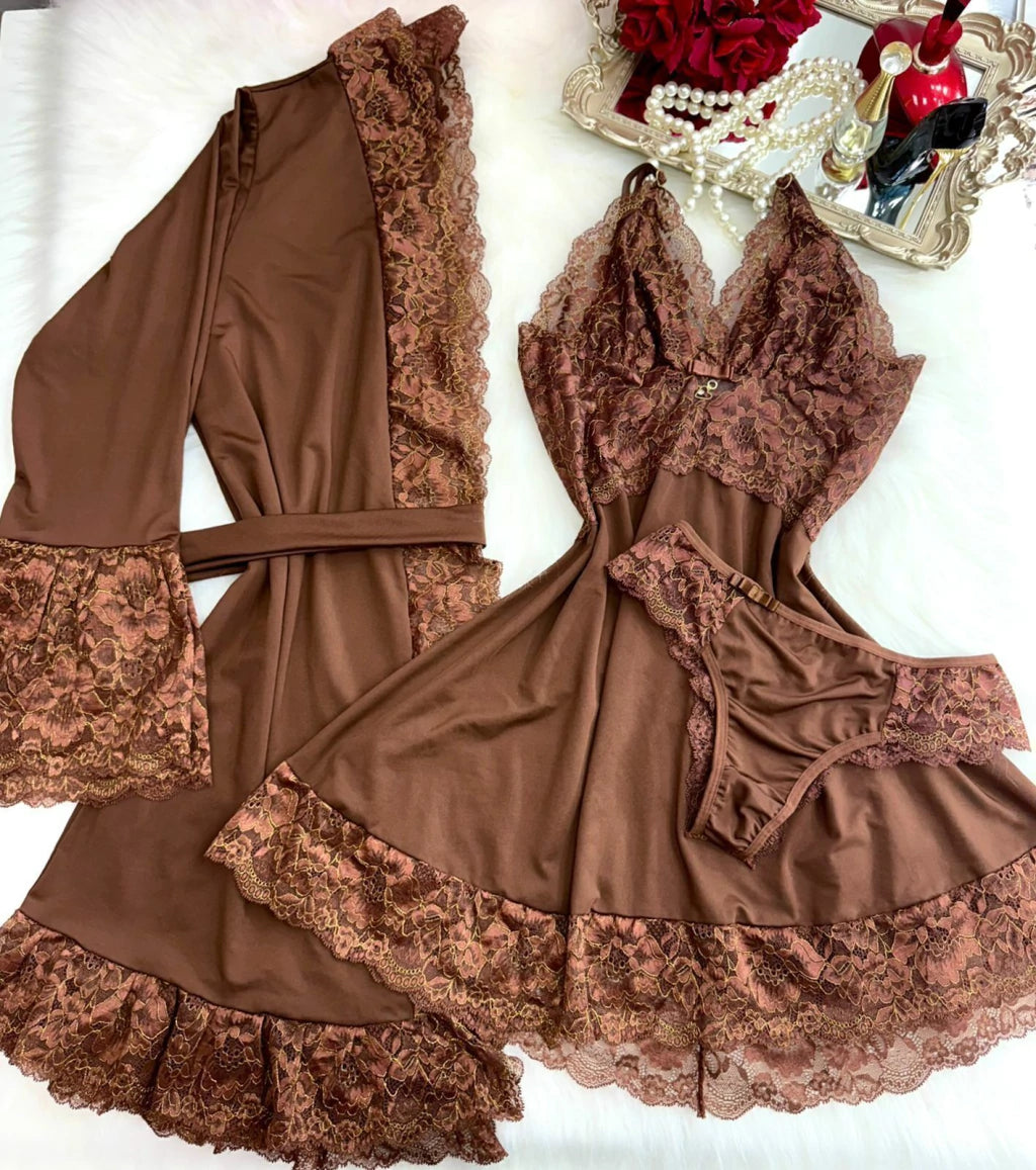 Robe Set - Brown