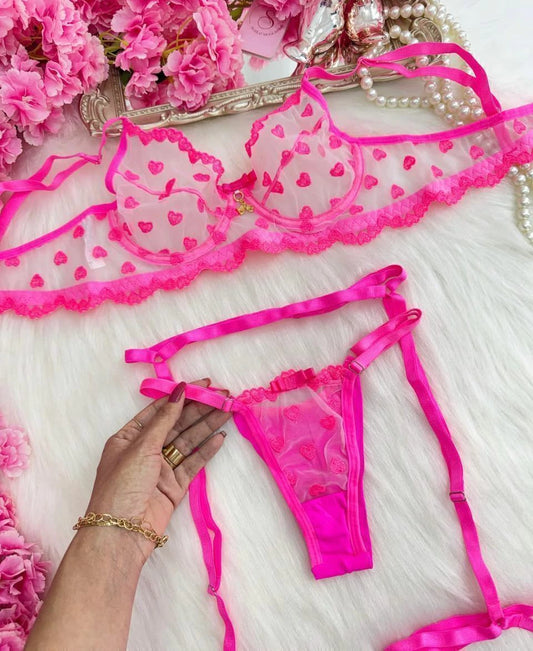 No Push-Up Set - Pink