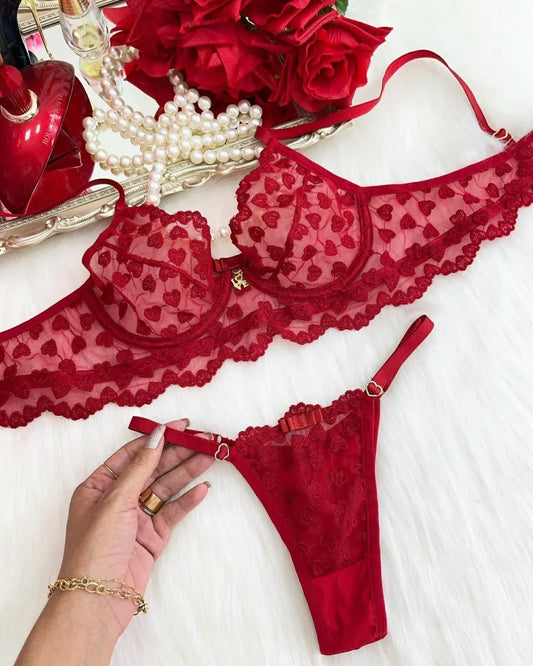 No Push-Up Set - Red