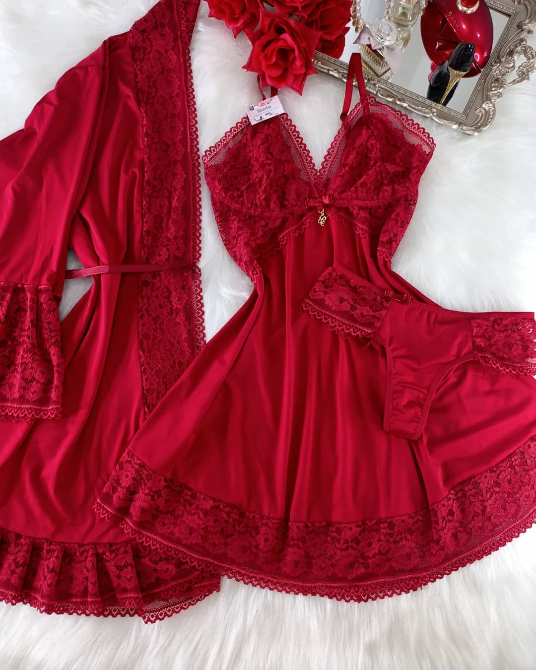 Robe Set - Red