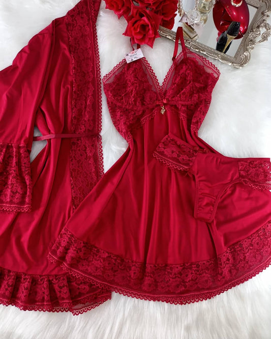 Robe Set - Red